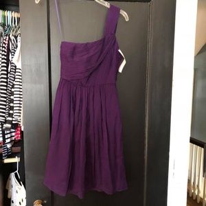 JCrew Lucienne Dress in Eggplant 0P NWT